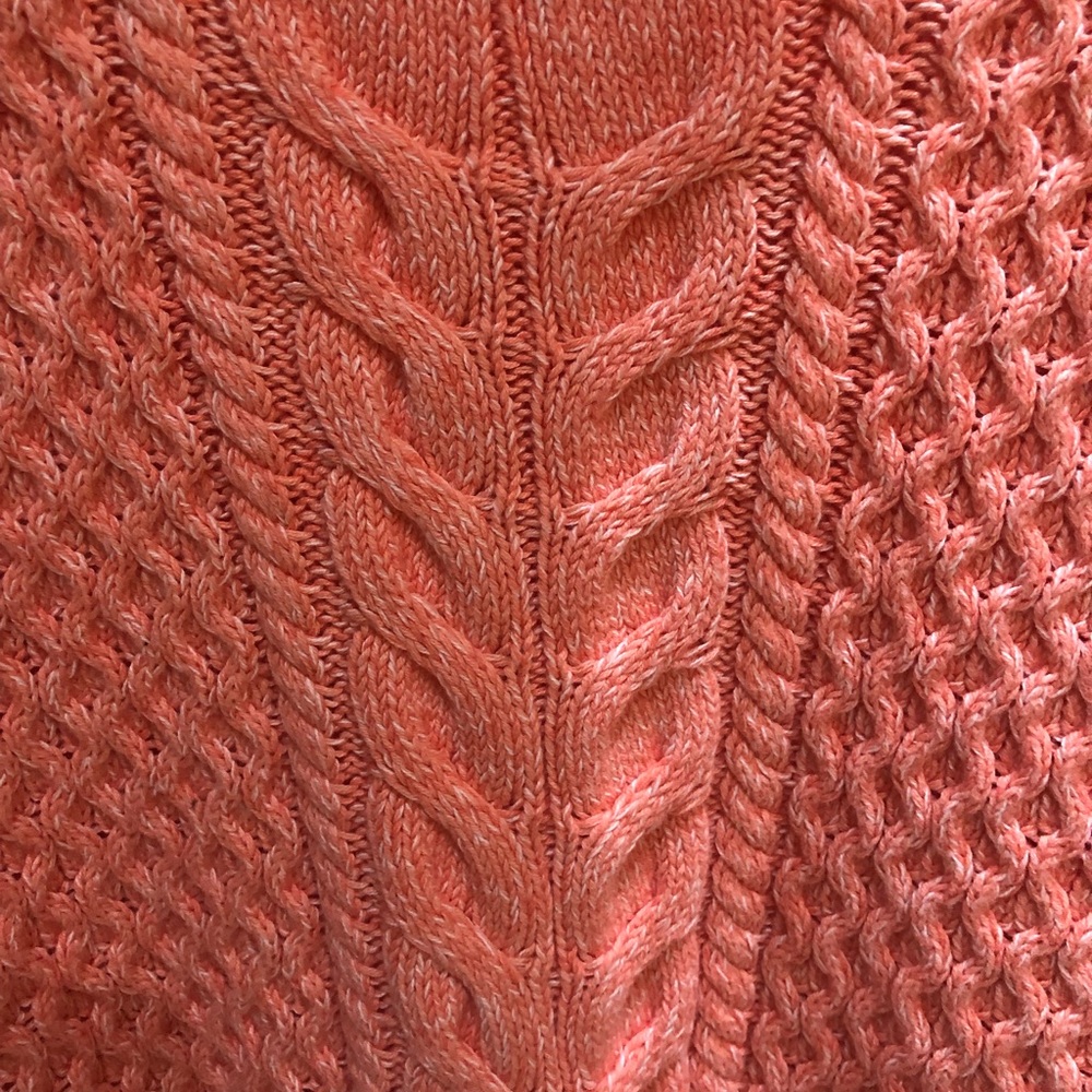 LANDS END PULLOVER RIBBED KNIT SWEATER - Picture 4 of 7